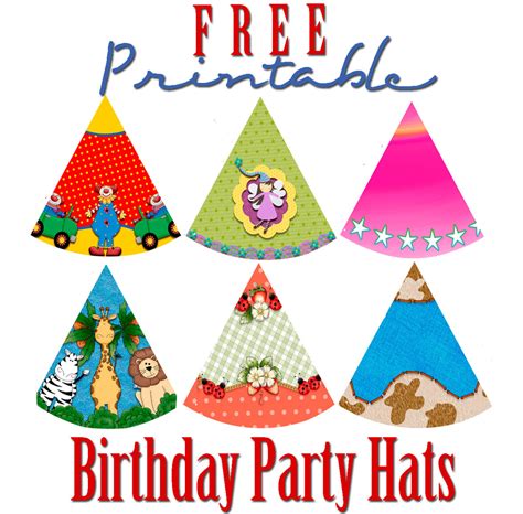 Free Printable Birthday Party Hats
